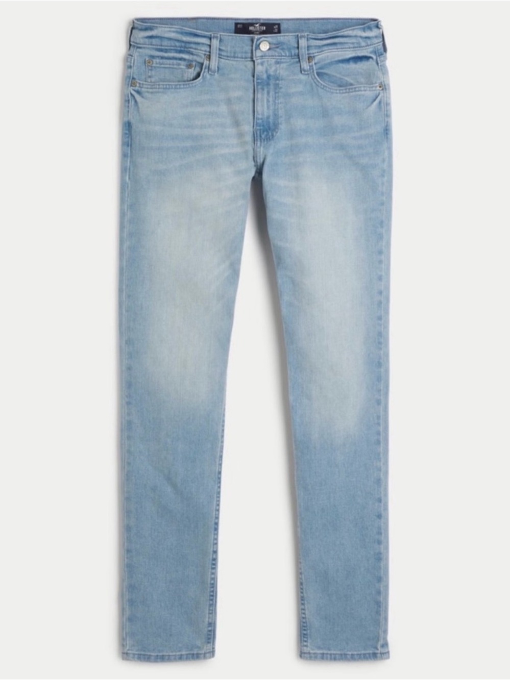 NWT Hollister Men's Skinny Jeans in Light Blue Wash